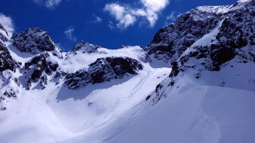 Sci alpinismo, Traversata con gli sci vista mare 