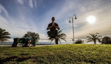 Slackline, Slackline a Finale Ligure